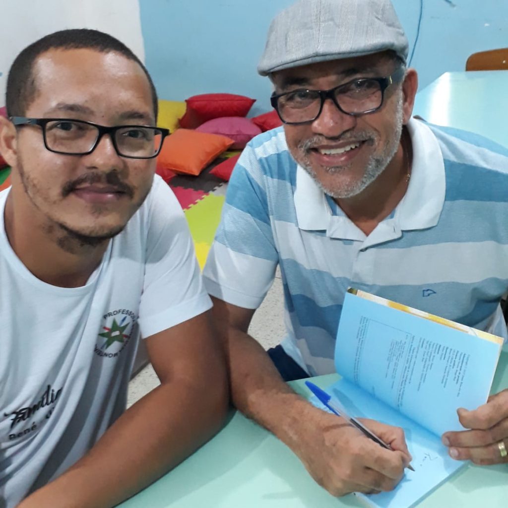 Jonas Reis e o Coordenador Ricardo Santos Pereira.